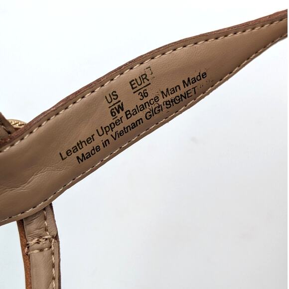 Sam Edelman Gigi Signet Sandal Women's Ankle Strap Dm-Saddle Size US6W EU36 - Picture 5 of 10